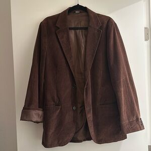 GAP Chocolate Velvet Brown Blazer